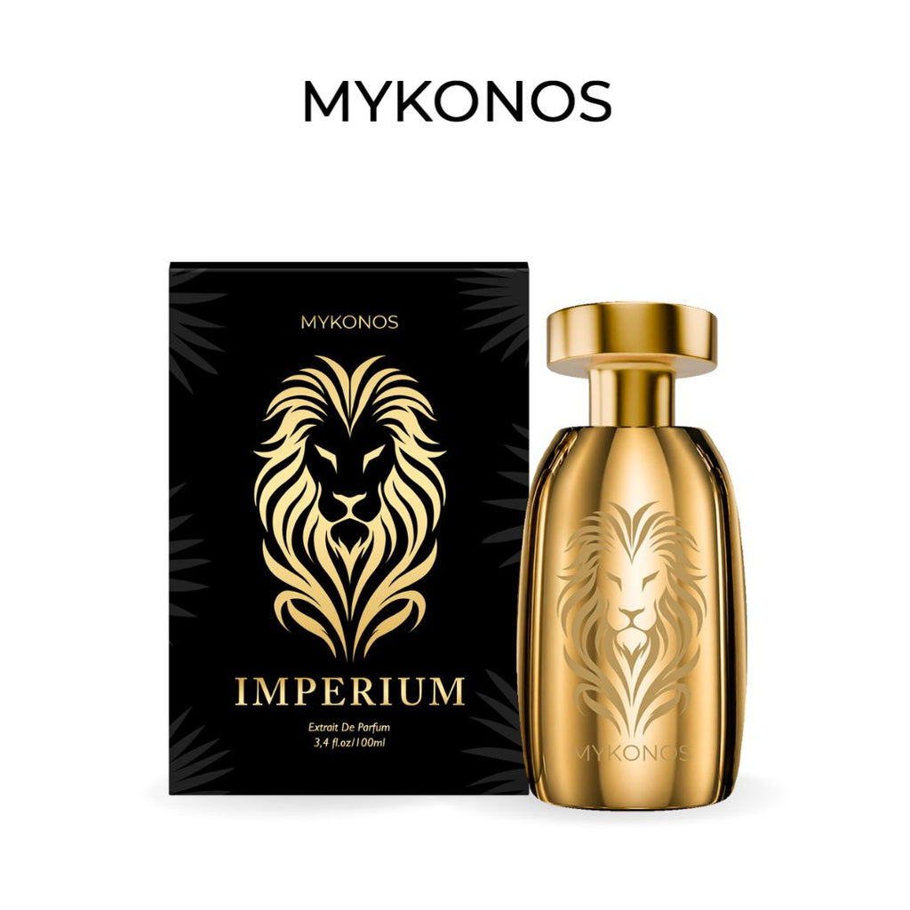 Mykonos x RRQ Empire Extrait de Parfum 100 ml - new IMPERIUM bottle, front
