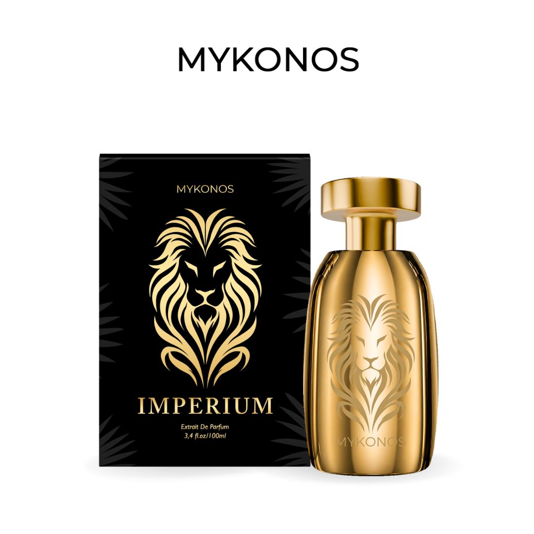 Mykonos x RRQ Empire Extrait de Parfum 100 ml - new IMPERIUM bottle, front