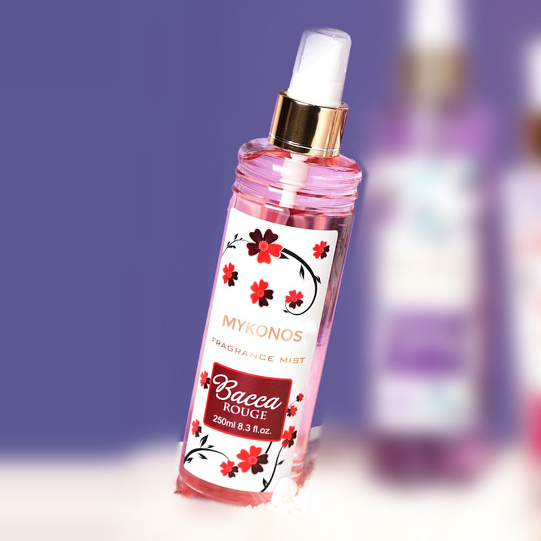 Mykonos Bacca Rouge Fragrance Mist – bottle