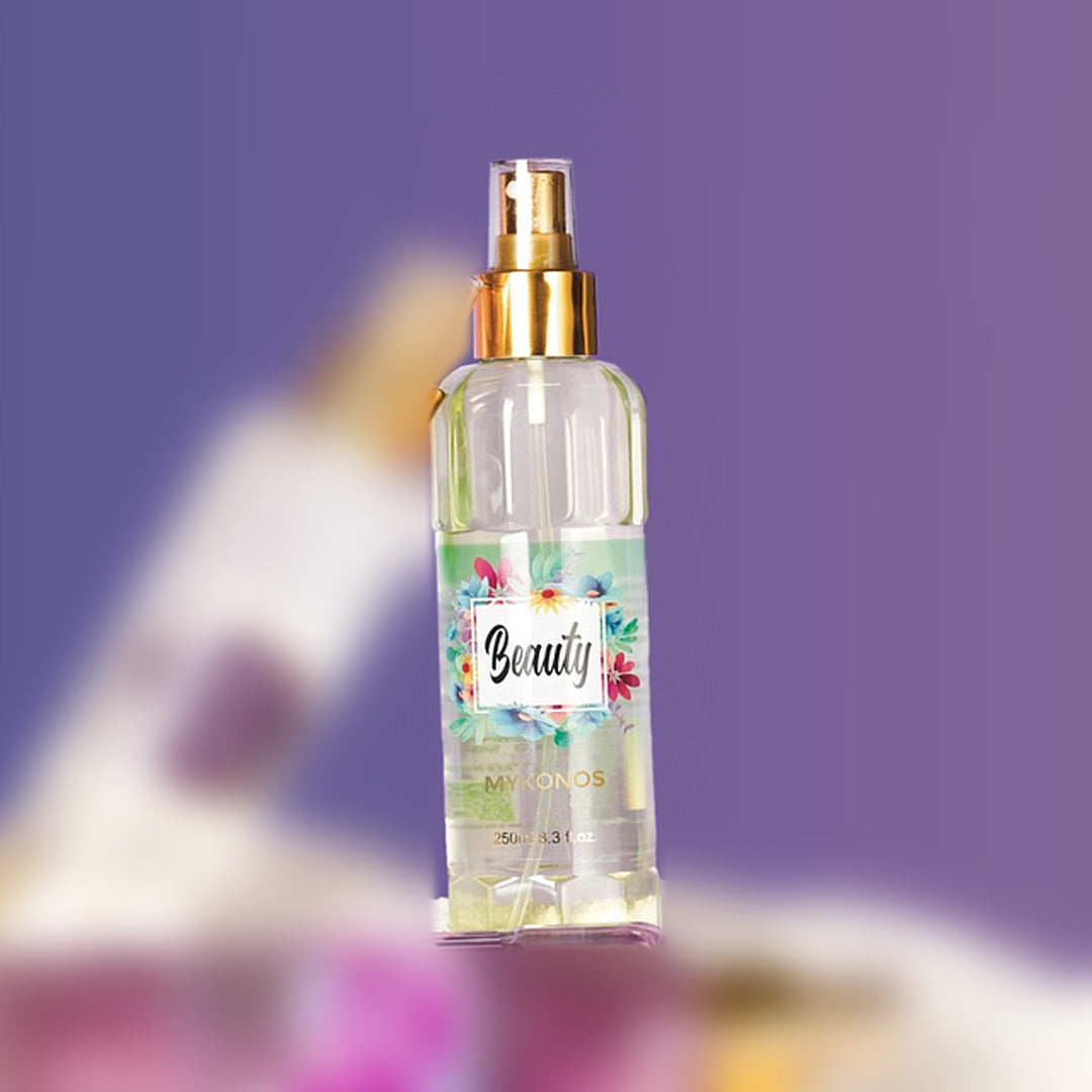 Mykonos Beauty Fragrance Mist – bottle