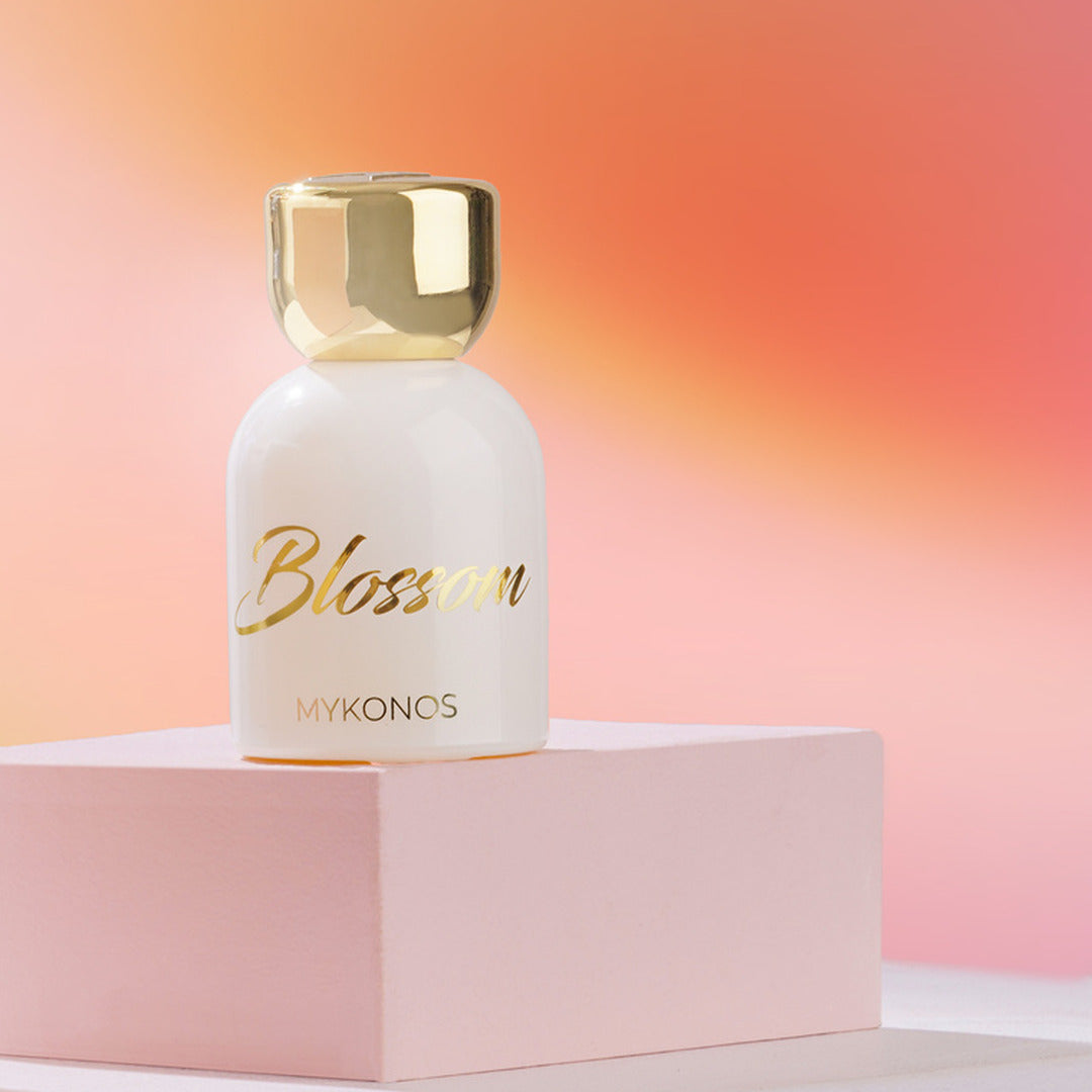 Mykonos Blossom Eau de Parfum – styled shot 1