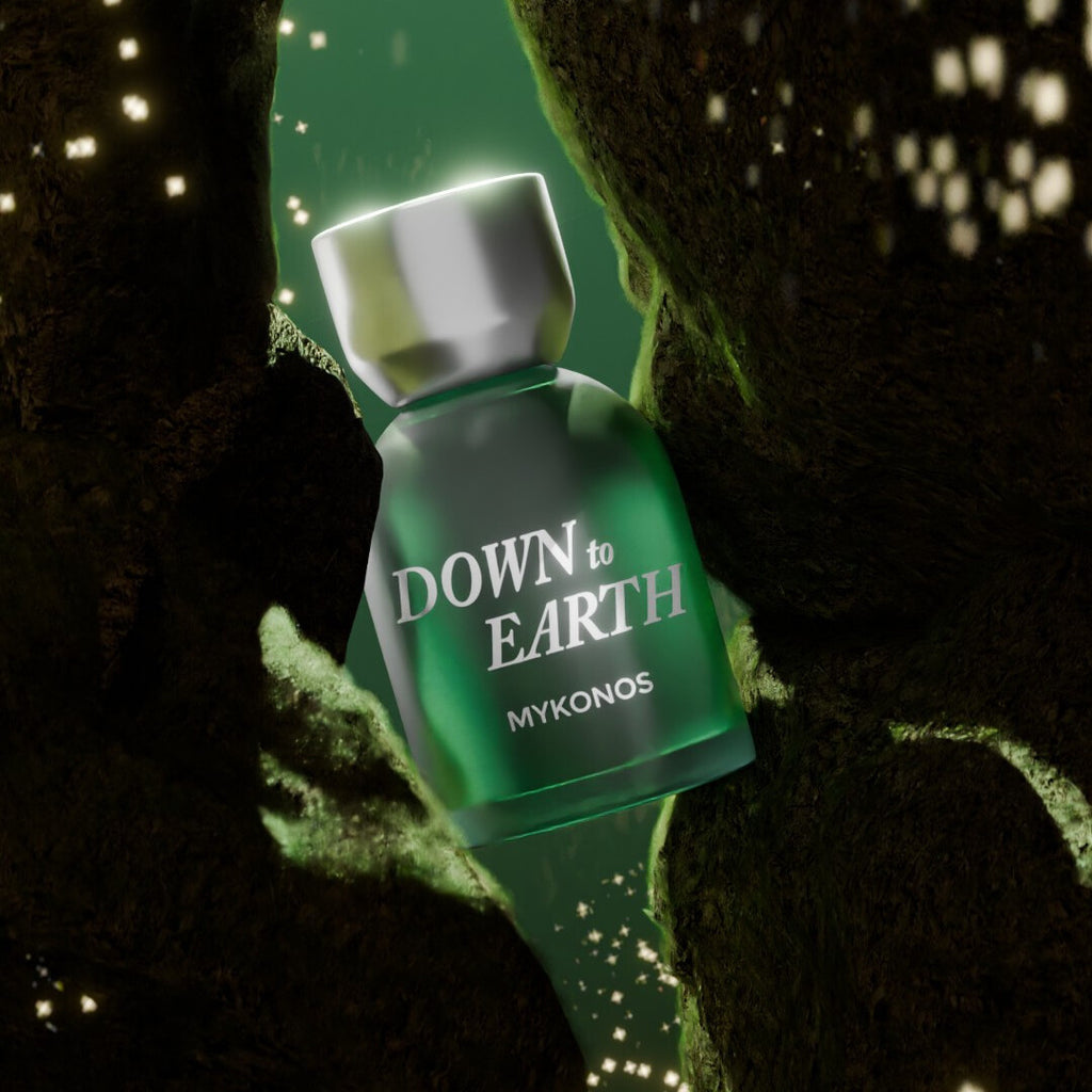 Mykonos Down to Earth Extrait de Parfum – styled shot 1
