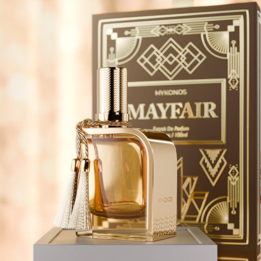 Mykonos Mayfair Extrait de Parfum – styled shot 1