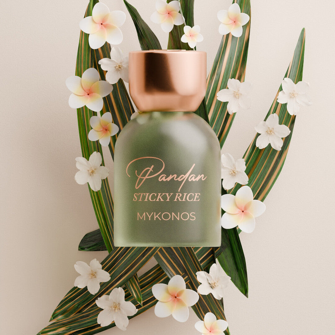 Mykonos Pandan Sticky Rice Eau de Parfum – styled shot 2