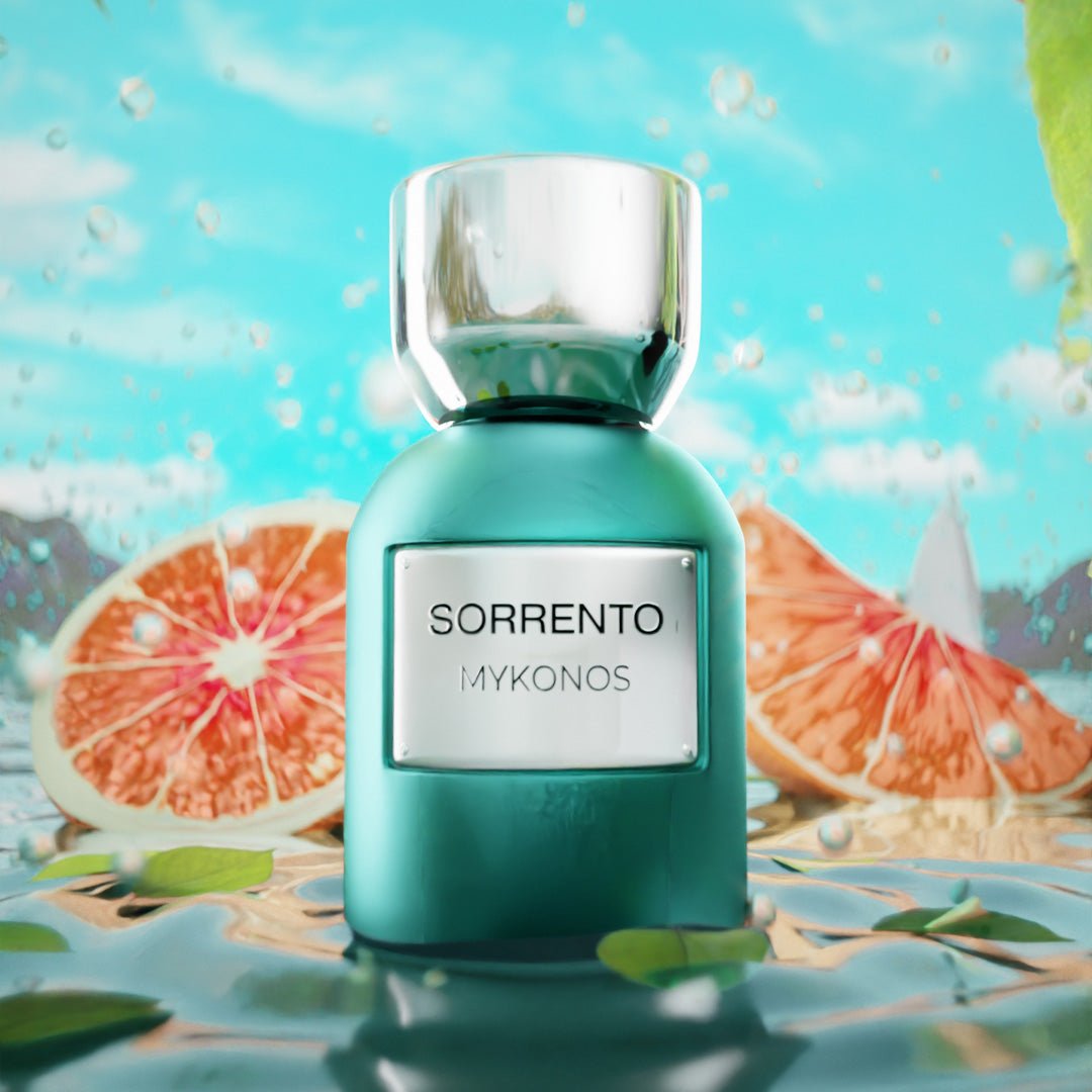 Mykonos Sorrento Extrait de Parfum – styled shot 1