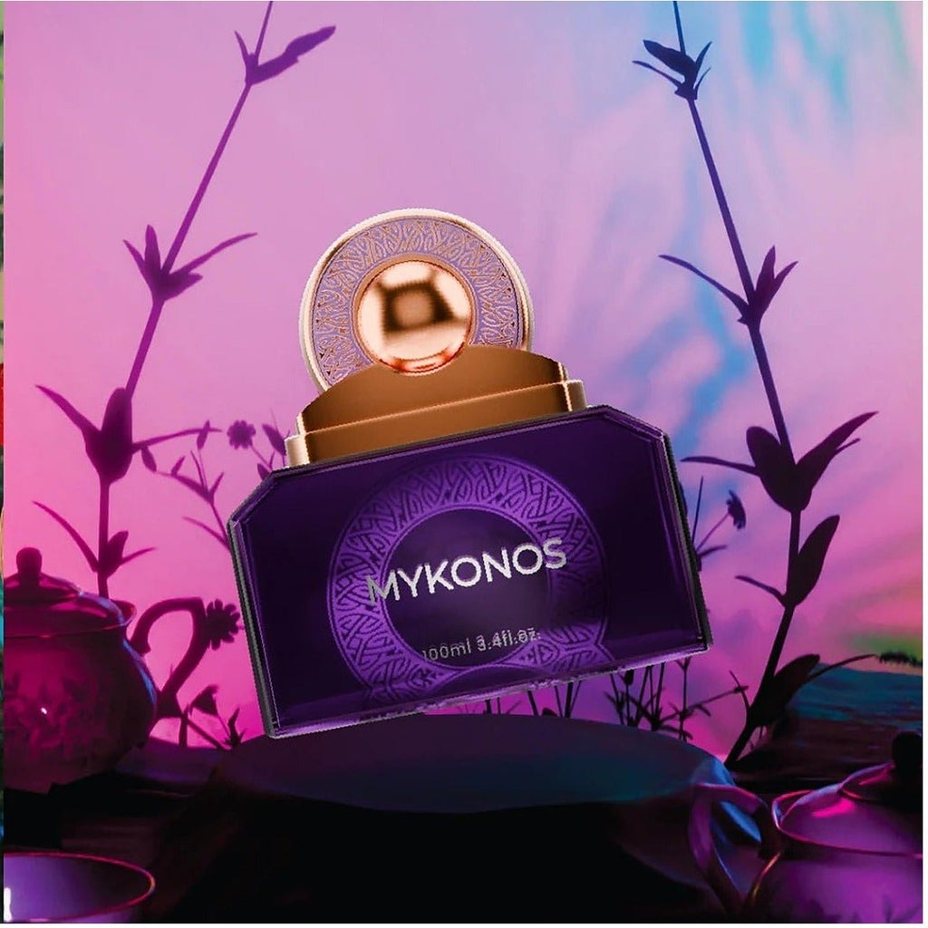 Mykonos Tea Poetry Extrait de Parfum – styled shot 2