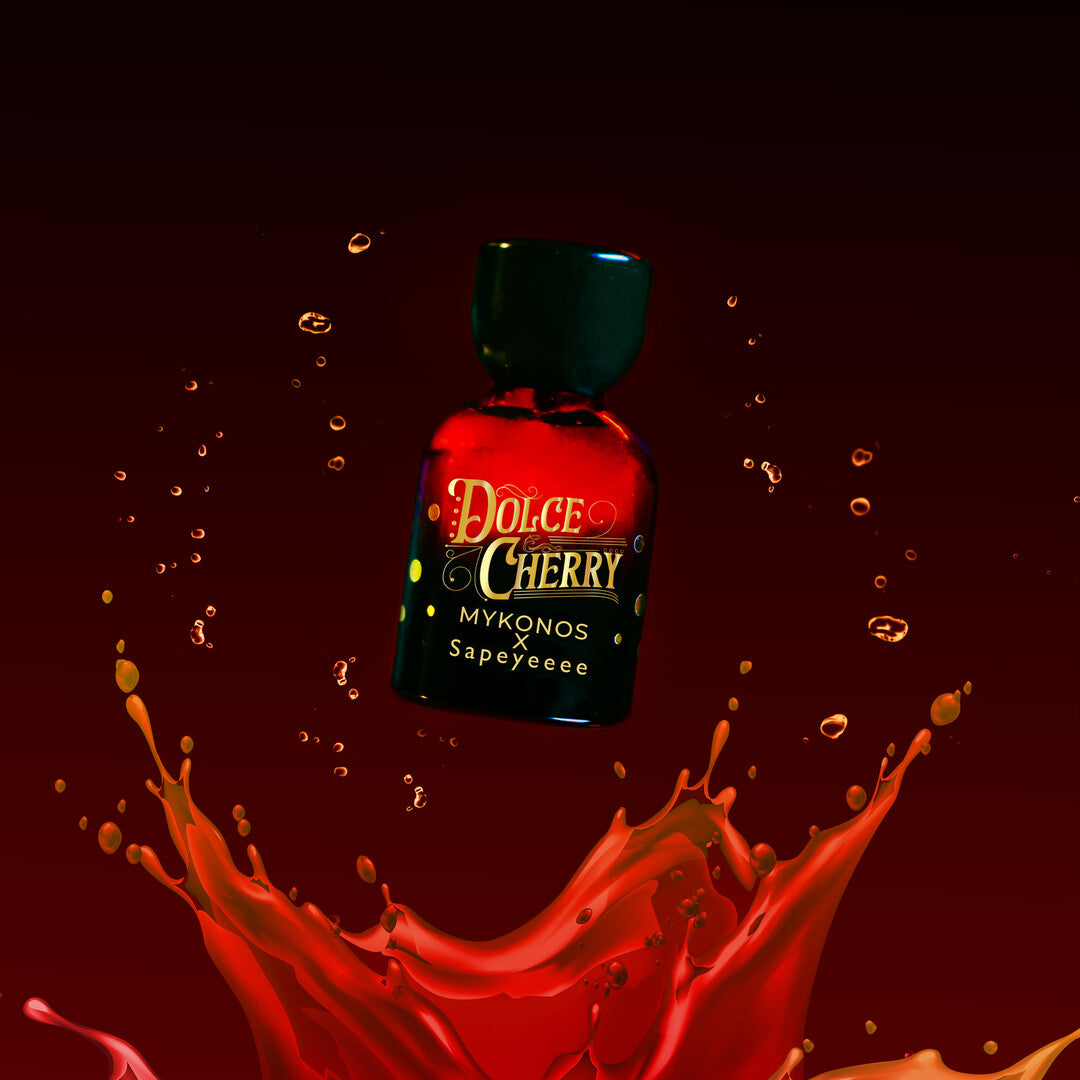 Mykonos x Sapeyeeee Dolce Cherry Extrait de Parfum – styled shot 1